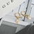 Brinco Dourado Argola Pingentes Pérola e Turquesa - Good Twings