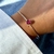 Imagem do Bracelete Pedra Oval Rosa Ajustável