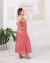 Vestido Linho Washed Regata