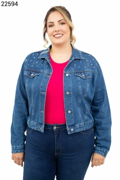 Jaqueta Jeans Plus Size