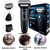 Máquina 3 em 1 de Cortar Cabelo, Barbeador Elétrico e Aparador de Pelos Recarregável - Bivolt Kemei KM-6559 - comprar online