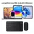 Kit Teclado e Mouse Bluetooth Sem fio Notebook PC Tablet Tv Bateria Recarregavel Multifuncional Compacto Eletro EL-2102 na internet