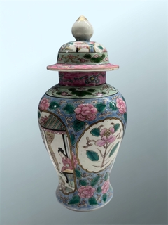 Potiche en porcelana Imari