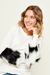 Sweater Con Piel Manga - comprar online