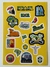 Cartela de Stickers Brasil A Prova da Agua A5 - comprar online