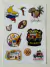Cartela de Stickers Colombia A Prova da Agua A5 - comprar online