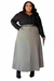 SAIA ALFAIATARIA PLUS SIZE - Cinza