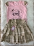 CONJ. INFANTIL - Rosa com Marrom