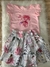 CONJ. INFANTIL - Rosa com saia floral - comprar online