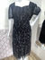VESTIDO PLUS TULE COM LUREX - Preto - Evo Moda Evangélica