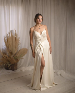 Vestido de novia ALMA natural