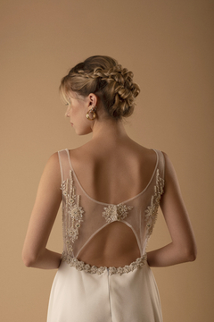 Vestido de novia DELFINA color natural - comprar online