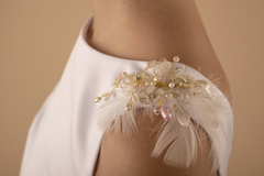 Vestido de Novia VENEZIA Recto con charretera - comprar online