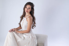 Vestido de Novia AMELIE halter - comprar online