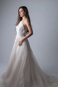 Vestido de Novia AMELIE halter - REVIEW