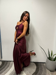 Vestido Bordo Gracia by Alma en internet