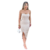 Vestido Feminino Tomara que Caia com Fenda Lateral
