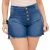 Kit 2 Shorts Jeans Femininos Plus Size Lavagens Clara - loja online