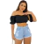 Bermuda Feminina Jeans Azul Claro Destroyed: Versatilidade - Just Jeans