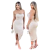 Vestido Feminino Tomara que Caia Bege com Fenda Lateral na internet