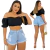 Bermuda Feminina Jeans Azul Claro Destroyed: Versatilidade