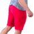 Bermuda Jeans Masculina Vermelha com Detalhes Destroyed na internet