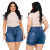 Kit 2 Shorts Jeans Femininos Plus Size Lavagens Clara
