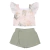 Conjunto Infantil Kiki Blusa Jacquard E Short Saia Moletinho - comprar online