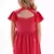Vestido Infantil Feminino Rodado Vermelho - Kiki Xodó - comprar online