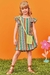 Vestido em Malha Tricô. Acompanha Bolsa em Tricô Kukiê
