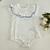 Imagem do Conjunto Infantil Feminino Body Bufante Off White e Saia Florida