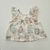 Conj. Batinha Acetinada Gatinhos com Flores e Short com Botões - Areia e Rose - Novo Estilo Moda Infantil