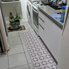 Ballester en gris beige y verde musgo con lino - comprar online