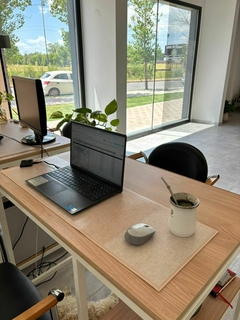Pad desk Full lino beige 0.29 x 0.92 m