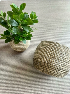 SET X2 CANASTOS BOMBE DE SEAGRASS 25X30 / 23X24 CM en internet