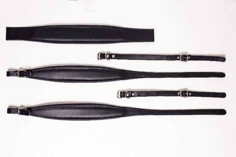 Kit de Alças Standart 120 baixos Preto (Ombros + Baixo) 6,0 cm