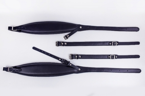 Alça de Ombro Standart Para Acordeon Preto 8,5 cm