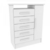 COMODA 5G 1P. ABRIR RODIAL AURORA BRANCO 1CO1530 Modelo: 1416-3