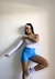 Cropped Um Ombro Só Manga Longa - Branco - comprar online