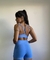 Conjunto Bermuda e Short | Costas Trançadas | Azul Bebê      