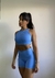 Imagem do Conjunto Bermuda e Short | Costas Trançadas | Azul Bebê      