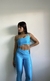 Macacão Azul Assimétrico - ANND FIT