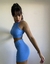 Conjunto Bermuda e Short | Costas Trançadas | Azul Bebê       - ANND FIT