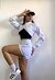 Cropped Manga Longa - Branco - comprar online