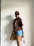 Camiseta Oversized Marrom na internet