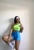 Cropped Um Ombro Só - Verde Neon na internet