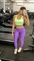 Conjunto Atitude [Verde Limão com Lilás] - ANND FIT