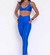 Conjunto Calça Cós Cruzado e Top [Azul Bic] - ANND FIT