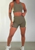 Conjunto Short e Top [Turquia militar com Amarelo Verano] - ANND FIT