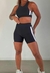 Conjunto Short e Top [Preto com Branco]